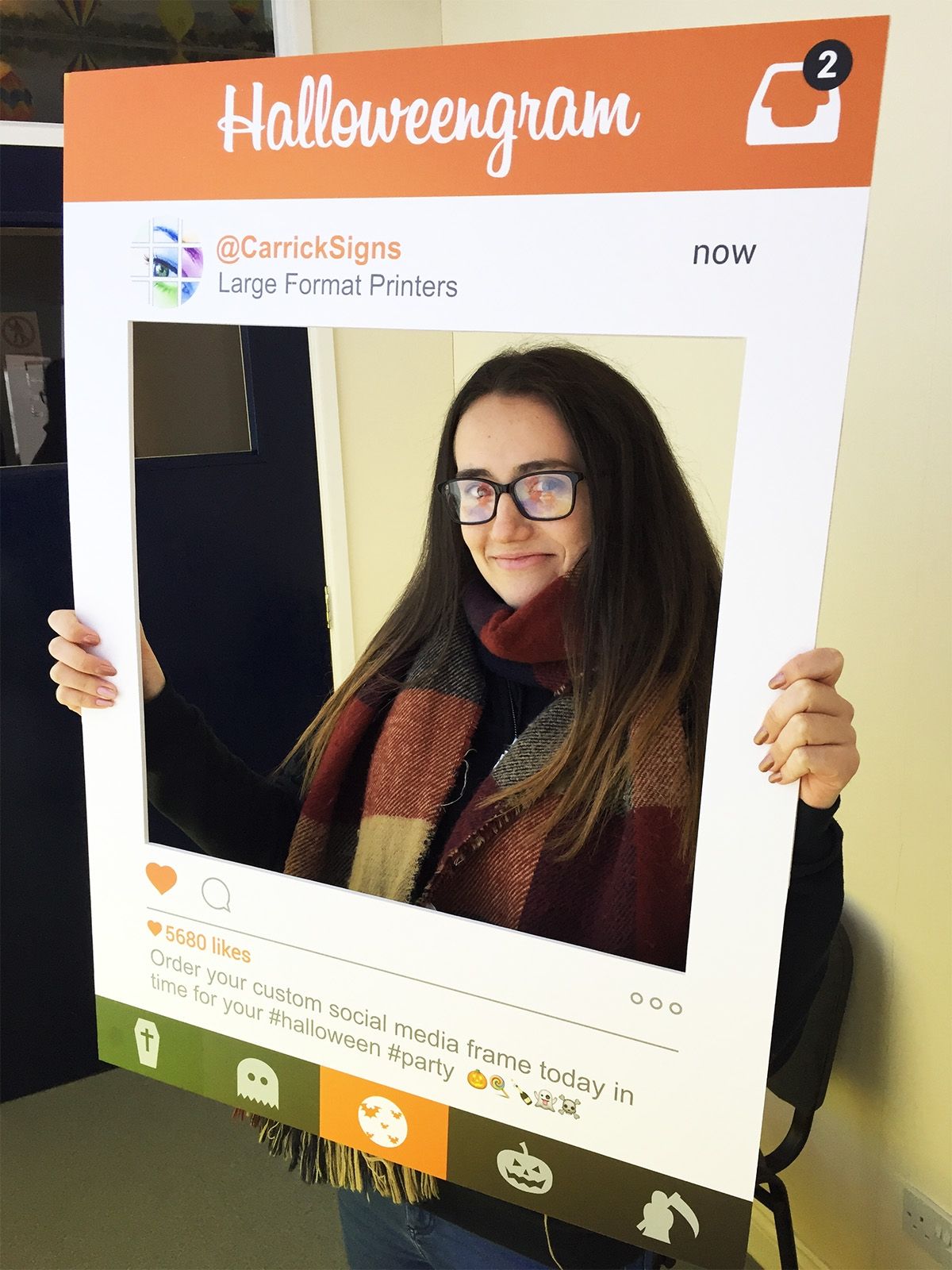 Halloween Selfie Prop Frame