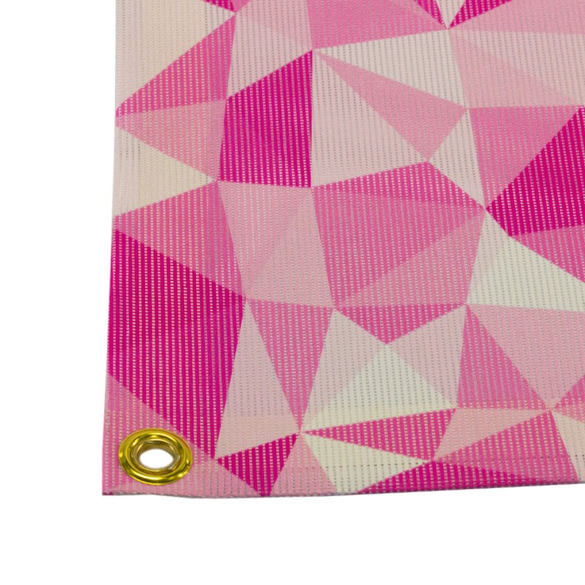 A pop-up display banner and a roller banner positioned next to each other to highlight the difference in size, structure, and overall visual impact.