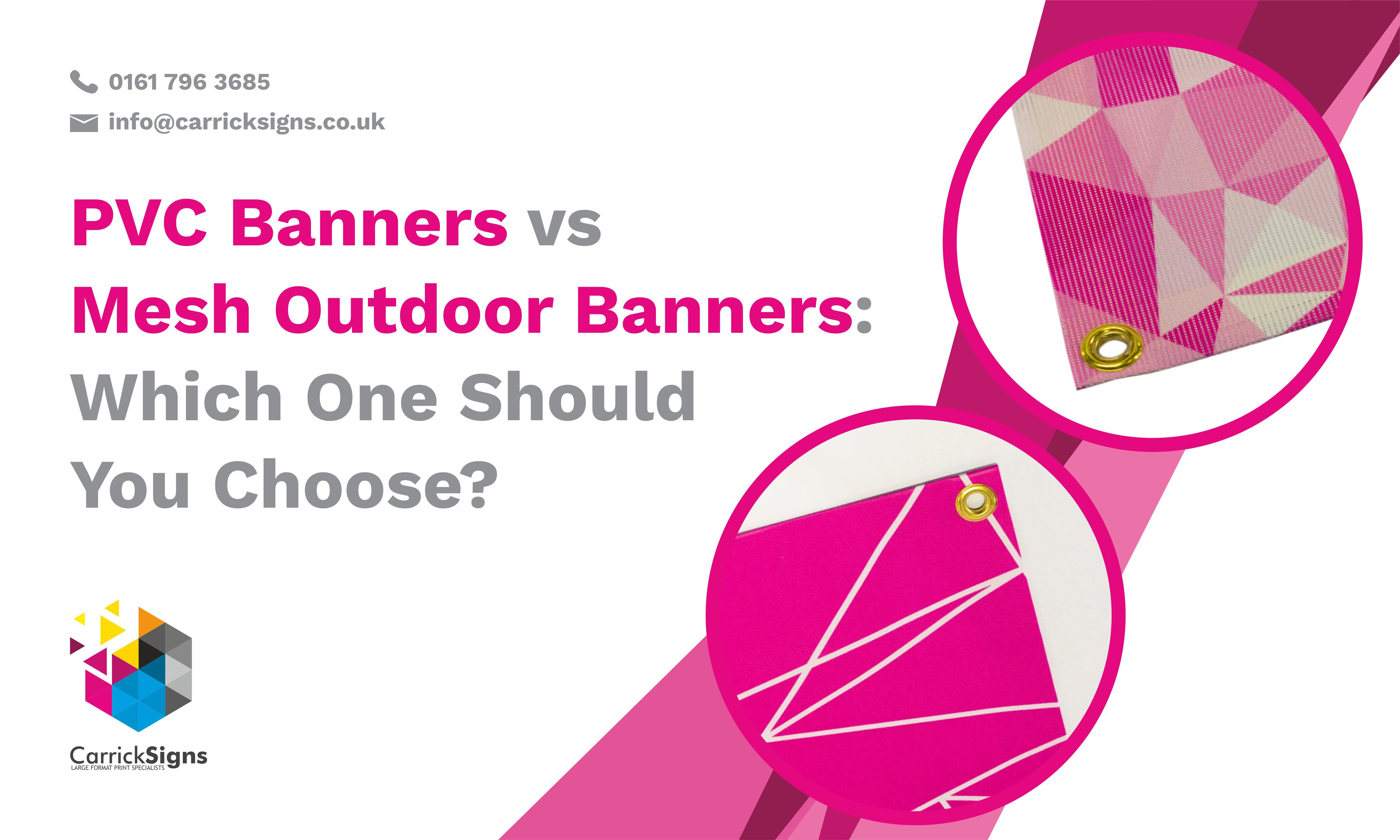PVC Banners vs Mesh Banners